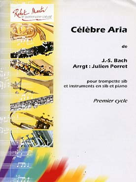 Illustration de Aria pour trompette, bugle, cornet et tous instruments en si b clé de sol et piano