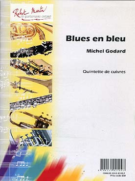 Illustration godard blue en bleu