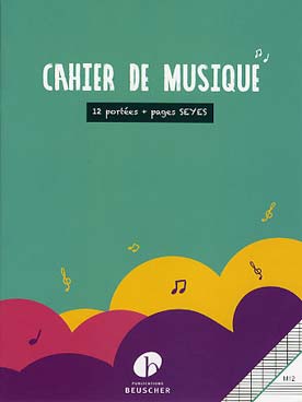 Illustration cahier format 21 x 27 - pages alternees