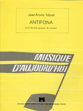 Illustration de Antifona pour double quatuor de cuivres