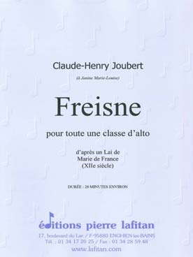 Illustration de Freisne, pièce originale pour toute une classe d'altos, d'après un Lai de Marie de France