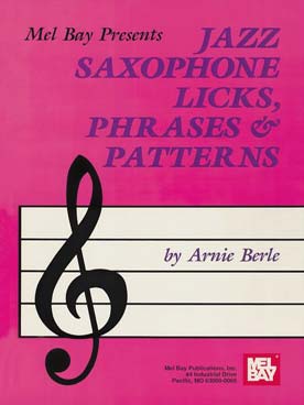 Illustration de Jazz saxophone licks, phrases and patterns