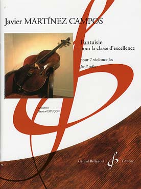 Illustration de Fantaisie pour la classe d'excellence pour 7 violoncelles (partition et parties)