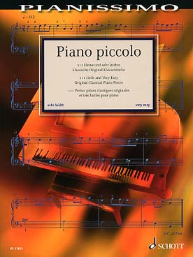 Illustration piano piccolo : 111 petites pieces