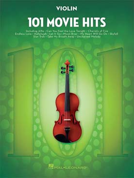 Illustration 101 movie hits violon