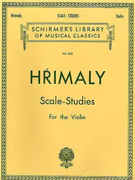 Illustration hrimaly scales studies for solo violin