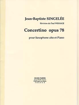 Illustration singelee concertino op. 78