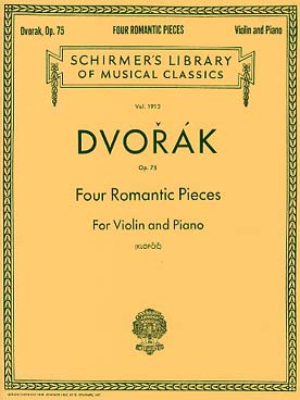 Illustration dvorak pieces romantiques op. 75