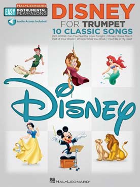 Illustration disney : 10 classic songs trumpet