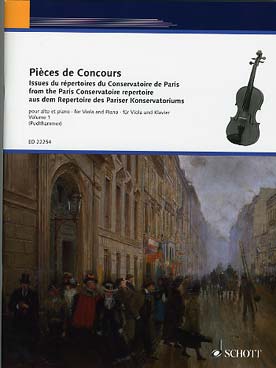 Illustration de PIECES DE CONCOURS issues du répertoire du Conservatoire de Paris - Vol. 1 : concours des années 1897, 1900, 1902, 1904, 1911, 1914, 1916, 1922