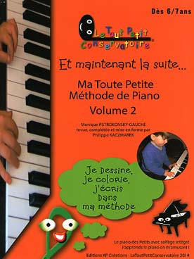 Illustration de Ma toute petite méthode de piano pour les tout-petits à partir de 5/6 ans avec dessins et coloriages - Vol. 2