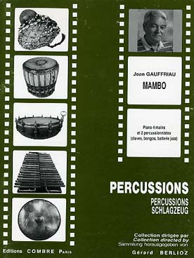 Illustration de Mambo pour piano 4 mains et deux percussionnistes