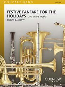 Illustration de Festive fanfare for the holidays