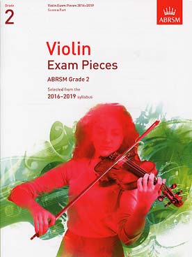 Illustration selected violin exam pieces grade 2