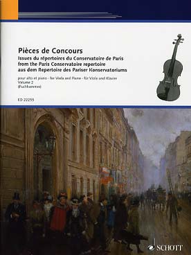 Illustration de PIECES DE CONCOURS issues du répertoire du Conservatoire de Paris - Vol. 2 : concours des années 1909, 1918, 1932, 1933, 1938, 1939, 1948, 1966 1969