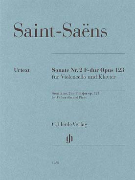 Illustration saint-saens sonate n° 2 op. 123 fa maj