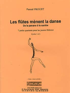 Illustration de Les flûtes mènent la danse pour ensemble de flûtes