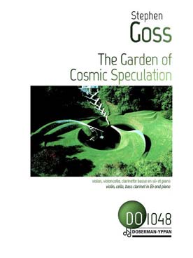 Illustration de The Garden of cosmic speculation pour violon, violoncelle, clarinette basse et piano