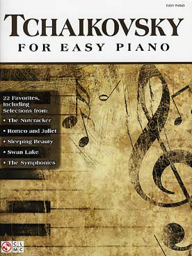 Illustration tchaikovsky for easy piano