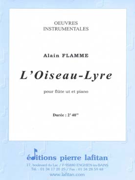 Illustration flamme oiseau-lyre (l')