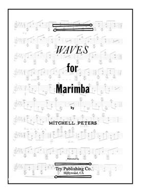 Illustration peters waves pour marimba solo
