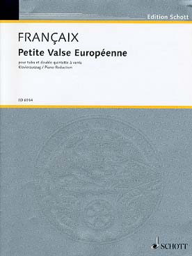 Illustration francaix petite valse europeenne