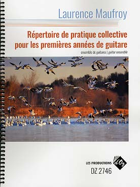 Illustration de REPERTOIRE DE PRATIQUE COLLECTIVE pour les premières années de guitare