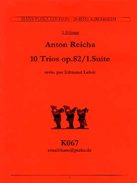 Illustration de 10 Trios op. 82 - Suite N° 1