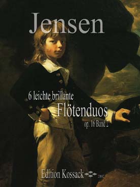 Illustration jensen 6 leichte flotenduos op. 16/2