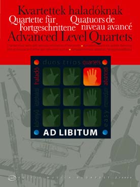 Illustration de ADVANCED LEVEL QUARTETS ad libitum