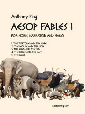 Illustration de Aesop fables I pour cor, narrateur et piano