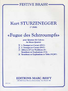 Illustration sturzenegger fugue des schtroumpfs