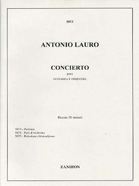Illustration lauro concerto pour guitare conducteur