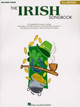 Illustration irish songbook (big note piano)