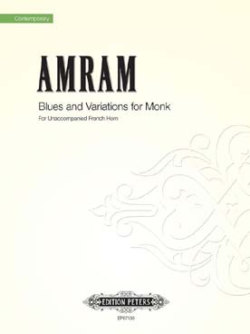 Illustration amram blues and variations for monk