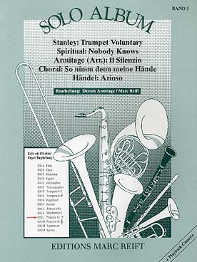 Illustration de SOLO ALBUM (tr. Armitage/Reift) avec accompagnement piano - Vol. 3 : Stanley, anonyme, Haendel