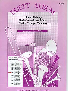 Illustration album de pieces pour trompette/trombone