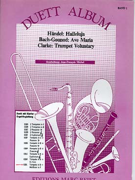Illustration album de pieces pour trompette/cor