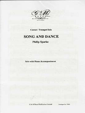 Illustration de Song and dance pour cornet si b ou trompette et piano