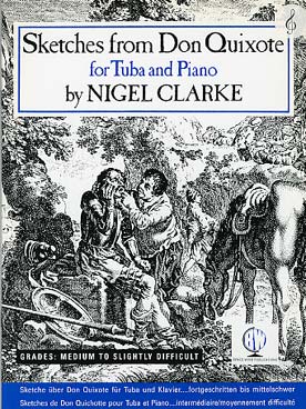 Illustration de Sketches from Don Quixote pour tuba (TC) et piano