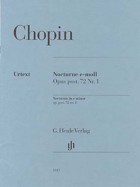 Illustration chopin nocturne  op. posth. 72/1