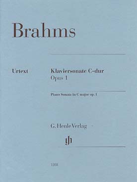 Illustration brahms sonate op. 1/1 en do maj