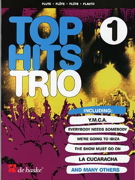 Illustration top hits trio flute