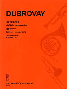 Illustration de Szeptett pour 3 trompettes, cor, 2 trombones, tuba