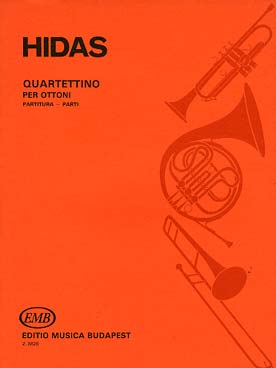 Illustration de Quartettino pour 2 trompettes, trombone et basse (conducteur et parties)