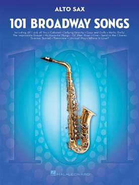 Illustration 101 broadway songs for saxophone