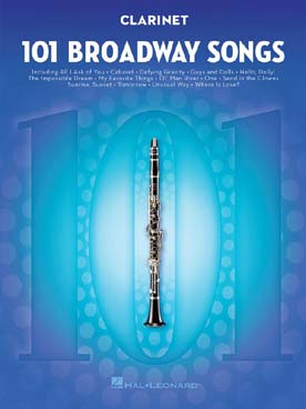 Illustration 101 broadway songs for clarinet