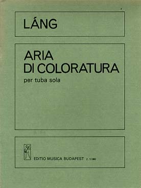 Illustration lang aria di coloratura