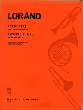 Illustration de Two portraits for brass sextet (3 trompettes, 2 trombones et tuba)