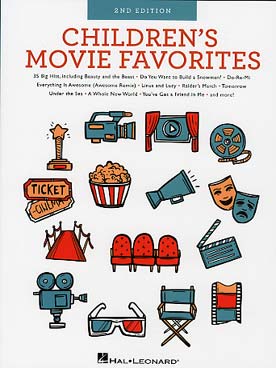 Illustration de CHILDREN'S MOVIE FAVORITES : 35 arrangements faciles (2nd edition)